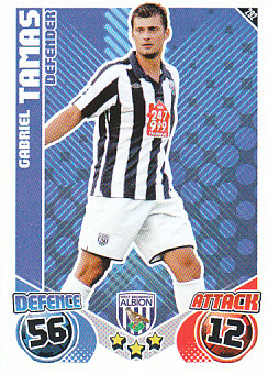 Gabriel Tamas West Bromwich Albion 2010/11 Topps Match Attax #292